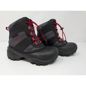 Columbia Rope Tow III Kids Snow Boots Kids Size 2 Waterproof Omni Grip